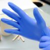 Nitrile examination gloves