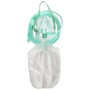 Rebreather oxygen mask